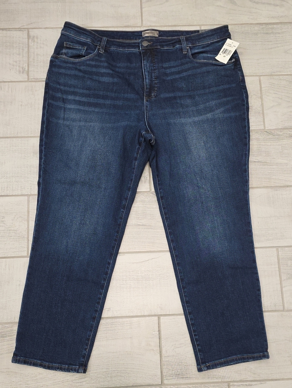 Kut from the Kloth High Rise Reese Women's Size 22W Ankle Straight Leg NWT